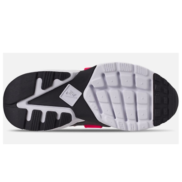 Nike Huarache City Big Kids' Shoes Anthracite Black Solar Red 6Y - Picture 6 of 7